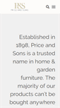 Mobile Screenshot of priceandsons.co.za